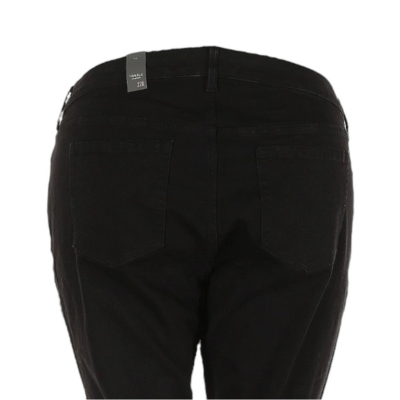 Torrid Perfect Skinny Ankle Vintage Stretch Black Jeans Size 22R NWT - Picture 4 of 11